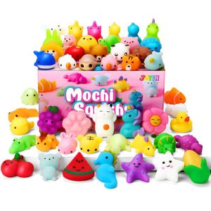 JOYIN Mochi Squishy Toys Set Random 25 Pack Mini Mochi Party Favors for Kids K JOYIN Mochi Squishy Toys Set Random 25 Pack Mini Mochi Party Favors for Kids K