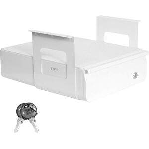 VIVO 13 inch Under Desk Mounted Pull-Out Drawer Secure Lockable Sliding Office VIVO 13 inch Under Desk Mounted Pull-Out Drawer Secure Lockable Sliding Office