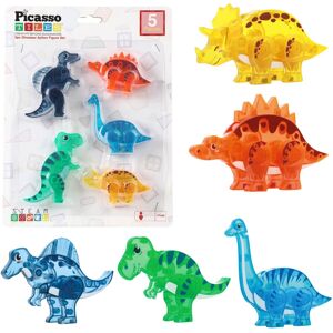 PicassoTiles Magnet Tile Dinosaur Action Figure Playset Mix or Match Compatible PicassoTiles Magnet Tile Dinosaur Action Figure Playset Mix or Match Compatible