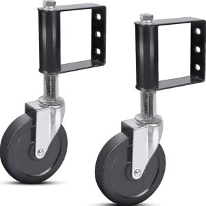 Unbranded Set Of 2 Aging Resistant Rubber Spring Loaded Gate Rollers With Universal Mounti Unbranded Set Of 2 Aging Resistant Rubber Spring Loaded Gate Rollers With Universal Mounti