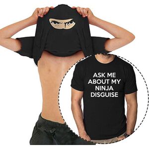 Unbranded Mens Ninja Disguise Flip T Shirt - Humor Tee Unbranded Mens Ninja Disguise Flip T Shirt - Humor Tee
