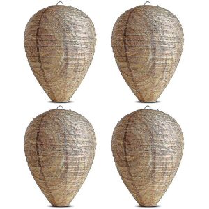 Unbranded 4pcs Wasp Nest Decoy Hanging Fake Trap For Home And Garden Outdoors-yyc Unbranded 4pcs Wasp Nest Decoy Hanging Fake Trap For Home And Garden Outdoors-yyc