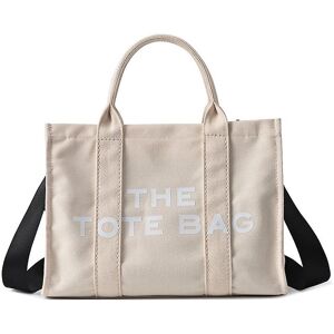 Unbranded (beige, L) Canvas Tote Bag For Women Travel Tote Bag Purse With Zipper Fashion Unbranded (beige, L) Canvas Tote Bag For Women Travel Tote Bag Purse With Zipper Fashion