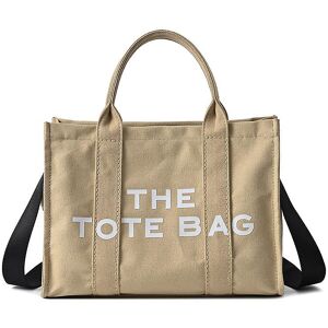 Unbranded (khaki, S) Canvas Tote Bag For Women Travel Tote Bag Purse With Zipper Fashion Unbranded (khaki, S) Canvas Tote Bag For Women Travel Tote Bag Purse With Zipper Fashion