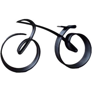 Unbranded Minimalistic Bicycle Sculpture Wire Framed Style, Minimalist Bicycle Cast Iron A Unbranded Minimalistic Bicycle Sculpture Wire Framed Style, Minimalist Bicycle Cast Iron A