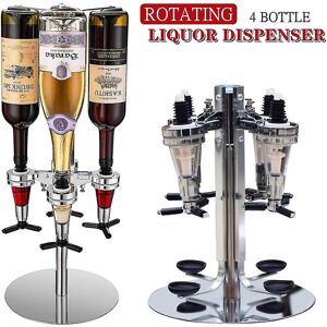 Unbranded (4 Bottle 35ml) 2/4 Bottle Rotating Liquor Dispenser Standing Wine Holder Drink Unbranded (4 Bottle 35ml) 2/4 Bottle Rotating Liquor Dispenser Standing Wine Holder Drink