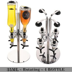 Unbranded (25ml Head) 2/4 Bottle Rotating Liquor Dispenser Standing Wine Holder Drink Alco Unbranded (25ml Head) 2/4 Bottle Rotating Liquor Dispenser Standing Wine Holder Drink Alco