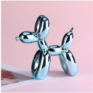 Unbranded (Sky blue, 17x17x7cm) Electroplating Balloon Dog Jewelry Crafts Puppy Statue Liv Unbranded (Sky blue, 17x17x7cm) Electroplating Balloon Dog Jewelry Crafts Puppy Statue Liv
