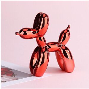 Unbranded (Red, 25x25x9cm) Electroplating Balloon Dog Jewelry Crafts Puppy Statue Living R Unbranded (Red, 25x25x9cm) Electroplating Balloon Dog Jewelry Crafts Puppy Statue Living R