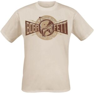 (M, Natural) Star Wars: The Book Of Boba Fett Mens Outlaw T-Shirt (M, Natural) Star Wars: The Book Of Boba Fett Mens Outlaw T-Shirt