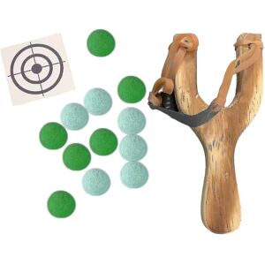 Unbranded (green) Hunting Slings Catapult Wooden Handle Slings Outdoor Game Shooting Targe Unbranded (green) Hunting Slings Catapult Wooden Handle Slings Outdoor Game Shooting Targe