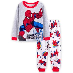 Unbranded (Grey White, 5-6Years) Spiderman Kids Boys Batman Pyjamas Long Sleeve T-shirt Pa Unbranded (Grey White, 5-6Years) Spiderman Kids Boys Batman Pyjamas Long Sleeve T-shirt Pa