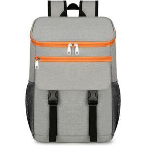 Unbranded Large Capacity Insulated Cooling Backpack Waterproof Picnic Cooler Bag Grey And Unbranded Large Capacity Insulated Cooling Backpack Waterproof Picnic Cooler Bag Grey And