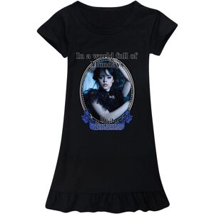 Unbranded (Black, 9-10 Years) 7-12 Years Kids Girls Wednesday The Addams Family Sleep Dres Unbranded (Black, 9-10 Years) 7-12 Years Kids Girls Wednesday The Addams Family Sleep Dres