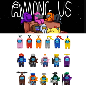 Unbranded 16pcs Among Us Mini Building Blocks Toy Room Decoration Kids Gift Collection Unbranded 16pcs Among Us Mini Building Blocks Toy Room Decoration Kids Gift Collection