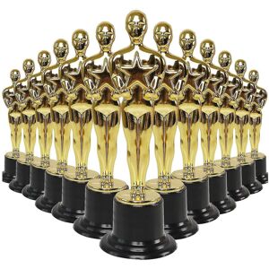 Unbranded 24 Pack Plastic Award Trophies Statuette for Party Favors,school Award,game Priz Unbranded 24 Pack Plastic Award Trophies Statuette for Party Favors,school Award,game Priz