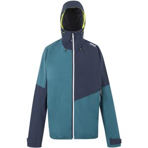 (XXL, Moroccan Blue/Navy) Regatta Mens Deserto II Colour Block Waterproof Jacket (XXL, Moroccan Blue/Navy) Regatta Mens Deserto II Colour Block Waterproof Jacket