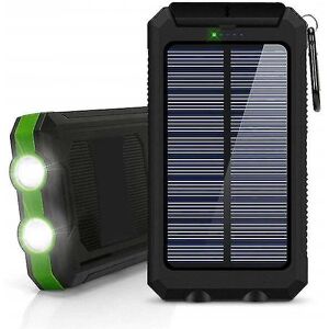 Unbranded (Green) Solar 80000mah Power Bank Dual Usb Powerbank Waterproof Battery External Unbranded (Green) Solar 80000mah Power Bank Dual Usb Powerbank Waterproof Battery External