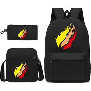 Unbranded (Black) Leisure Prestonplayz Student Schoolbag Backpack Small Shoulder Bag Pen B Unbranded (Black) Leisure Prestonplayz Student Schoolbag Backpack Small Shoulder Bag Pen B