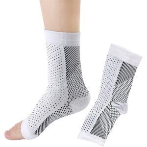Unbranded (White, S-M) Neuropathy Compression Ankle Arch Support Socks For Elders Unbranded (White, S-M) Neuropathy Compression Ankle Arch Support Socks For Elders