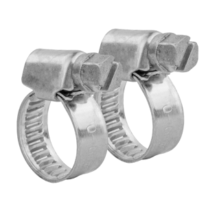 (Pack of 2) KCT 10-16mm Stainless Steel 304 Adjustable Clip Mini Small Fuel Hose (Pack of 2) KCT 10-16mm Stainless Steel 304 Adjustable Clip Mini Small Fuel Hose