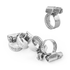 (Pack of 5) KCT 10-16mm Stainless Steel 304 Adjustable Clip Mini Small Fuel Hose (Pack of 5) KCT 10-16mm Stainless Steel 304 Adjustable Clip Mini Small Fuel Hose