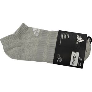 (XS) Adidas Adults Cushioned Ankle Socks Grey (XS) Adidas Adults Cushioned Ankle Socks Grey