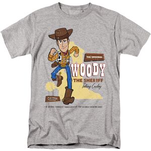 (L, Sports Grey) Toy Story Mens Orginal Woody T-Shirt (L, Sports Grey) Toy Story Mens Orginal Woody T-Shirt
