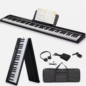 Unbranded 88 Key Folding Piano Semi-Weighted Keyboards MIDI Bluetooth Digital Piano W/ Hea Unbranded 88 Key Folding Piano Semi-Weighted Keyboards MIDI Bluetooth Digital Piano W/ Hea