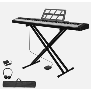 Unbranded 88 Key Full Size Semi-Weighted Keyboards MIDI Bluetooth Digital Piano w/ Dual-tu Unbranded 88 Key Full Size Semi-Weighted Keyboards MIDI Bluetooth Digital Piano w/ Dual-tu