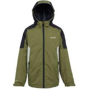 (5-6 Years, Nephrite Green/Black) Regatta Childrens/Kids Hurdle V Waterproof Jac (5-6 Years, Nephrite Green/Black) Regatta Childrens/Kids Hurdle V Waterproof Jac