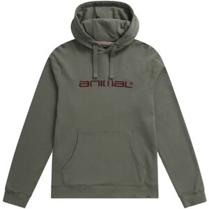 (XS, Khaki Green) Animal Mens Driver Logo Organic Hoodie (XS, Khaki Green) Animal Mens Driver Logo Organic Hoodie