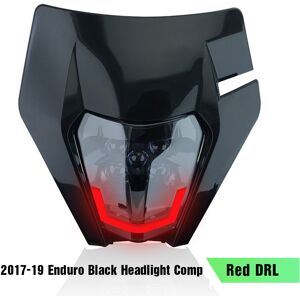Maxpower (19 Black-Red DRL) Motorcycle Headlight Vehicle Lighting Headlamp Head Light Su Maxpower (19 Black-Red DRL) Motorcycle Headlight Vehicle Lighting Headlamp Head Light Su