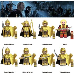 Bonxaif (8PCS Lord Of The Rings - J) 34PCS Lord Of The Rings Toy Action Mini Figures Fit Bonxaif (8PCS Lord Of The Rings - J) 34PCS Lord Of The Rings Toy Action Mini Figures Fit
