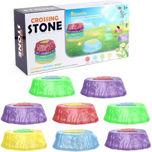 Unbranded (8PCS) Kids Light-Up Balance Stepping Stones - Set of 6 Unbranded (8PCS) Kids Light-Up Balance Stepping Stones - Set of 6