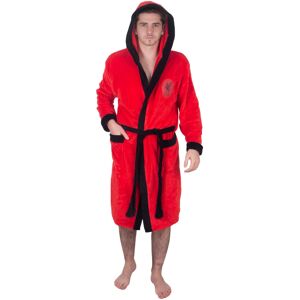 (Red, Small) Liverpool FC Official Football Gift Mens Hooded Fleece Dressing Gow (Red, Small) Liverpool FC Official Football Gift Mens Hooded Fleece Dressing Gow