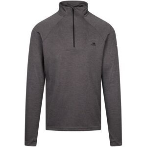 (XS, Black Marl) Trespass Mens Long Sleeve T-Shirt Valin (XS, Black Marl) Trespass Mens Long Sleeve T-Shirt Valin