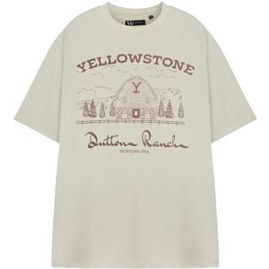 Yellowstone Short Sleeved T-Shirt (Mens Beige) Yellowstone Short Sleeved T-Shirt (Mens Beige)