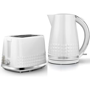 Tower Solitaire Kettle & 2 Slice Toaster Matching Kitchen Set (White) Tower Solitaire Kettle & 2 Slice Toaster Matching Kitchen Set (White)