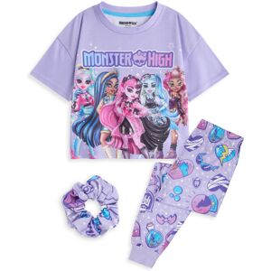 Monster Cable High Short Sleeve Long Leg Pyjama Set (Girls Purple) Monster Cable High Short Sleeve Long Leg Pyjama Set (Girls Purple)