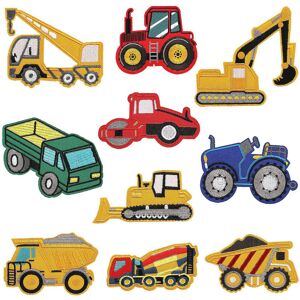 Unbranded 10pcs Durable Embroidered Patch Bag Jean Construction Vehicle Truck For Clothes Unbranded 10pcs Durable Embroidered Patch Bag Jean Construction Vehicle Truck For Clothes