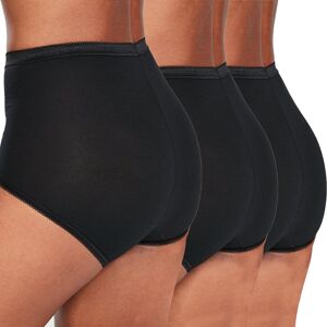 METZUYAN (6 Pairs Black, 20) Pack Of 6 Ladies Womens Briefs Multipack Cotton High Waist U METZUYAN (6 Pairs Black, 20) Pack Of 6 Ladies Womens Briefs Multipack Cotton High Waist U