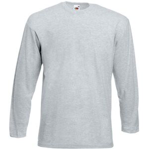 (3XL, Heather Grey) Fruit of the Loom Unisex Adult Valueweight Plain Long-Sleeve (3XL, Heather Grey) Fruit of the Loom Unisex Adult Valueweight Plain Long-Sleeve