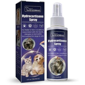 Unbranded New Hydrocortisone Anti-Itch Spray for Dogs & Cats - Fragrance-Free, Fast Relief Unbranded New Hydrocortisone Anti-Itch Spray for Dogs & Cats - Fragrance-Free, Fast Relief