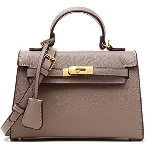 Unbranded (Elephant gray) Kelly Bag 2025 New Palm Print Kelly Bag Soft Leather Versatile C Unbranded (Elephant gray) Kelly Bag 2025 New Palm Print Kelly Bag Soft Leather Versatile C