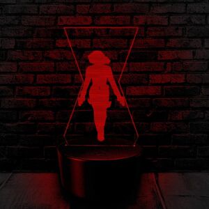 Unbranded Shxx Black Widow Avengers 3d Night Light3d7l-430 Unbranded Shxx Black Widow Avengers 3d Night Light3d7l-430