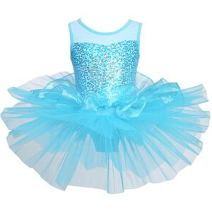 Unbranded (blue, 5-6 Years) Kids Girls Dance Dress Sleeveless Ballet Leotard Tutu Dress Me Unbranded (blue, 5-6 Years) Kids Girls Dance Dress Sleeveless Ballet Leotard Tutu Dress Me