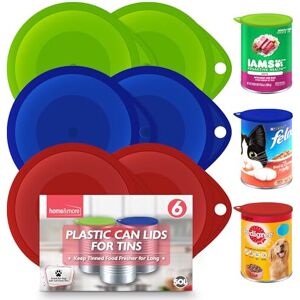 SOL 6pk Can Lids for Tins Tin Covers Lids Food Tin Lids Tin Covers for Dog Foo SOL 6pk Can Lids for Tins Tin Covers Lids Food Tin Lids Tin Covers for Dog Foo