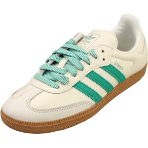 (5.5) adidas Samba Og Womens Fashion Trainers in Off White Green (5.5) adidas Samba Og Womens Fashion Trainers in Off White Green