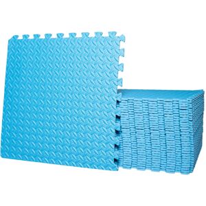Samuel Alexander 12 x Blue Foam Protective Floor Tiles Mats 60x60cm For Gyms, Garages, Play Mats Samuel Alexander 12 x Blue Foam Protective Floor Tiles Mats 60x60cm For Gyms, Garages, Play Mats